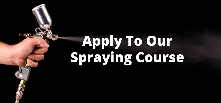 How to apply to our spraying course
